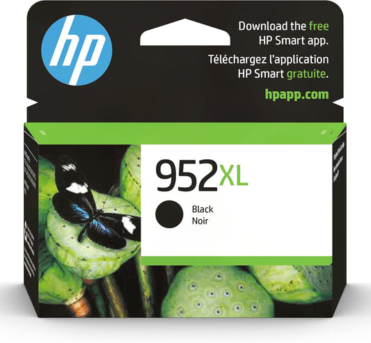 HP 952XL Black Ink | High-Yield Power Boost | Instant Ink Eligible
