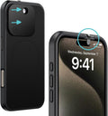 iPhone 16 Pro Max Privacy Case with Camera Covers - Kickstand