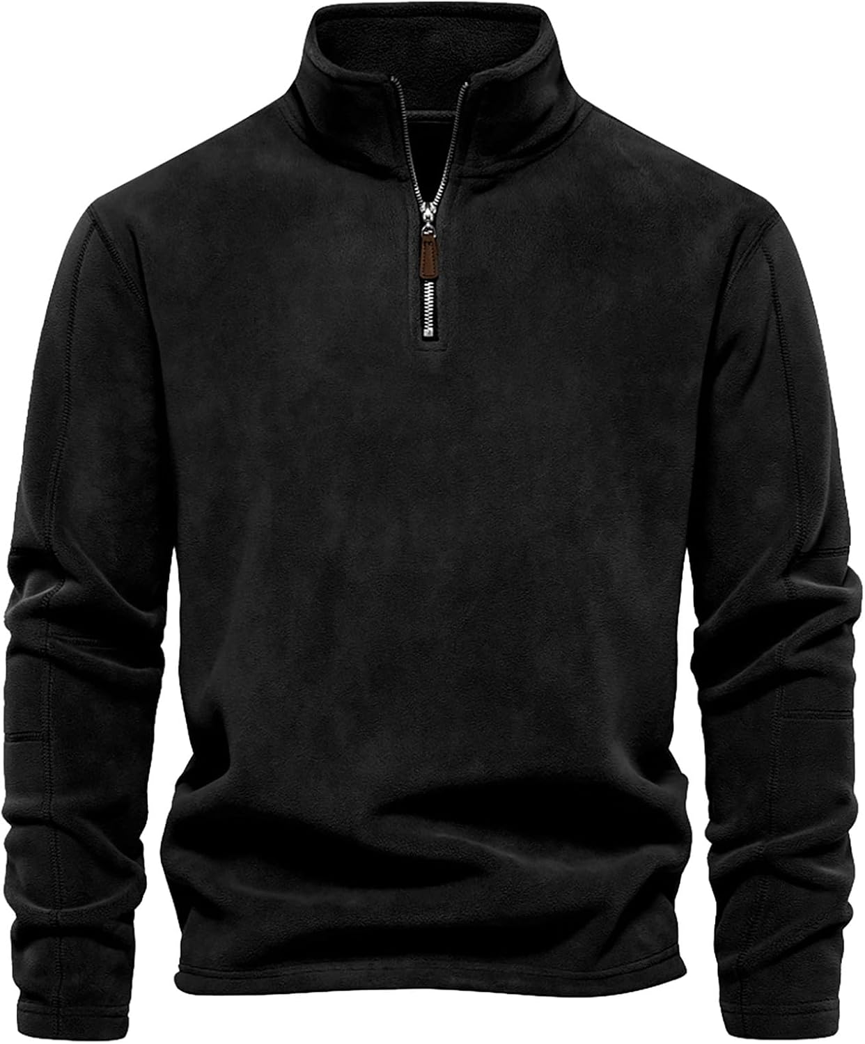 Men's Thermal Fleece Quarter Zip Jacket - Stay Warm in Style!