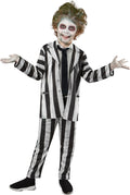 Rubies Boy's Beetlejuice 2 Beetlejuice Costume - Classic Striped Suit
