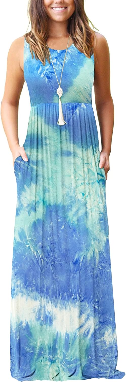 MOLERANI Women's Casual Long Maxi Dresses with Pockets for All