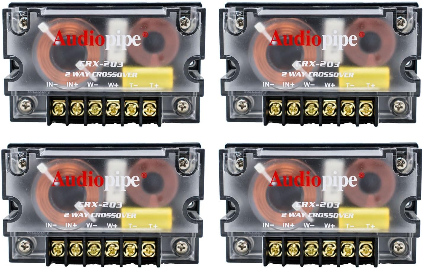 300 Watts 2 Way Crossover for Car Audio Tweeter Mids and Highs