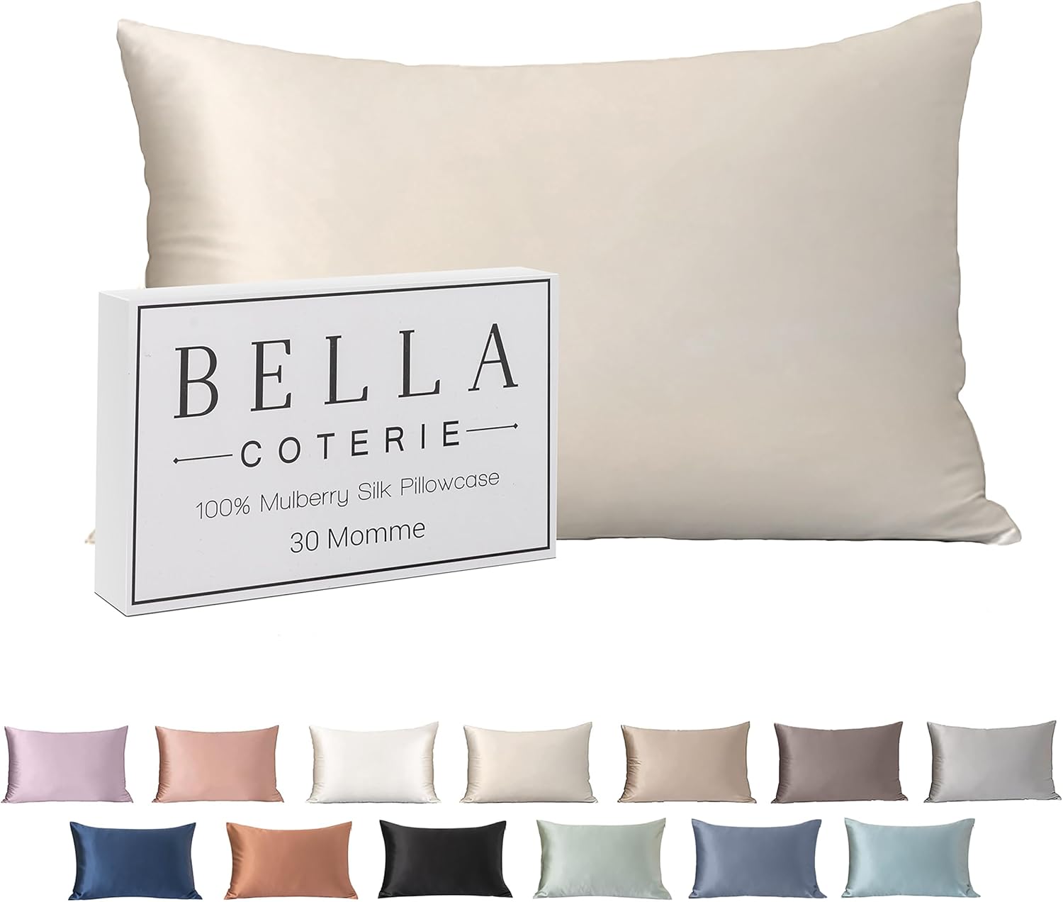 Luxury Silk Pillowcase for Hair and Skin - 30 Momme Softness