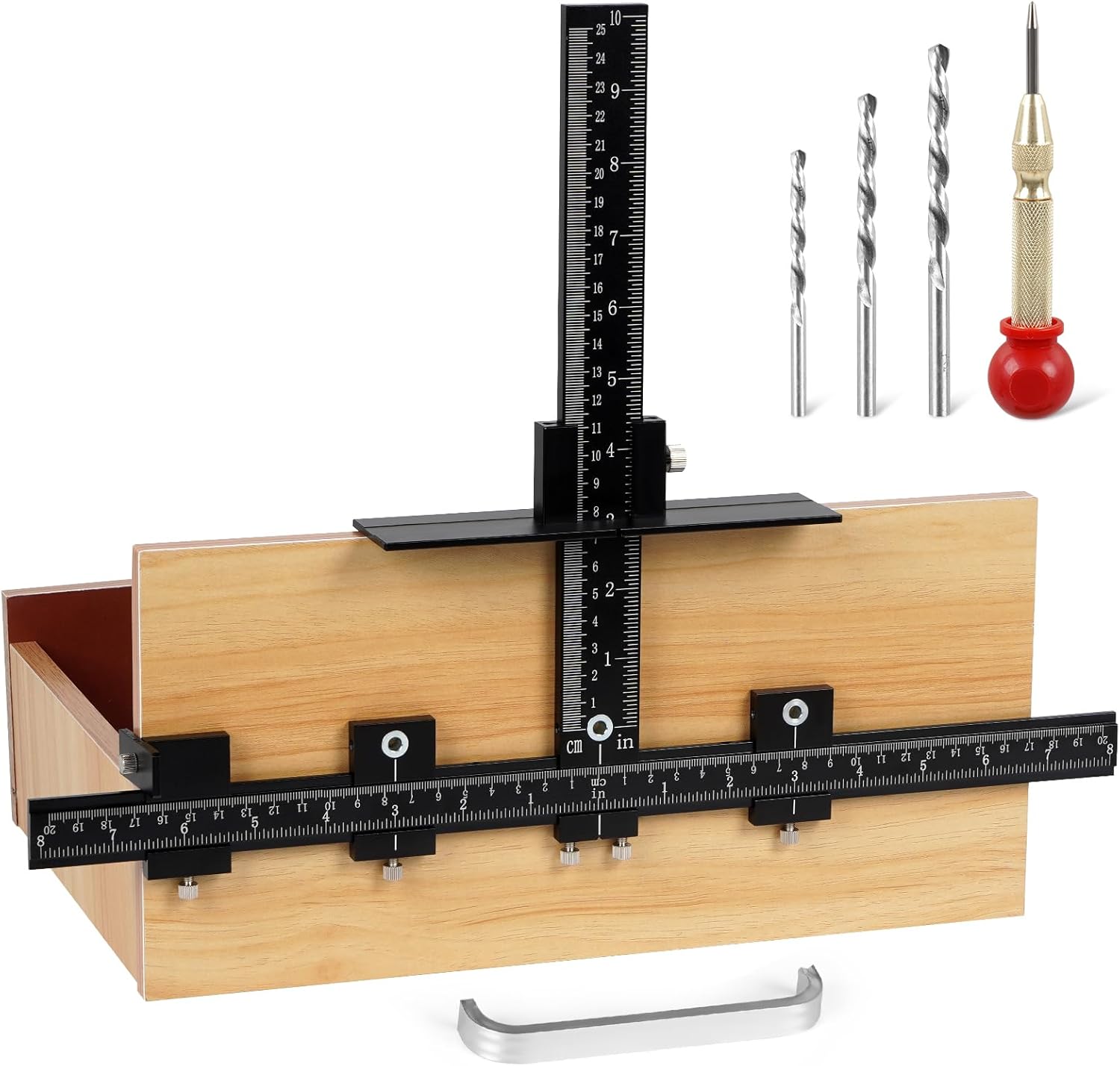 Aluminum Cabinet Hardware Jig for Precise Drilling and Installation