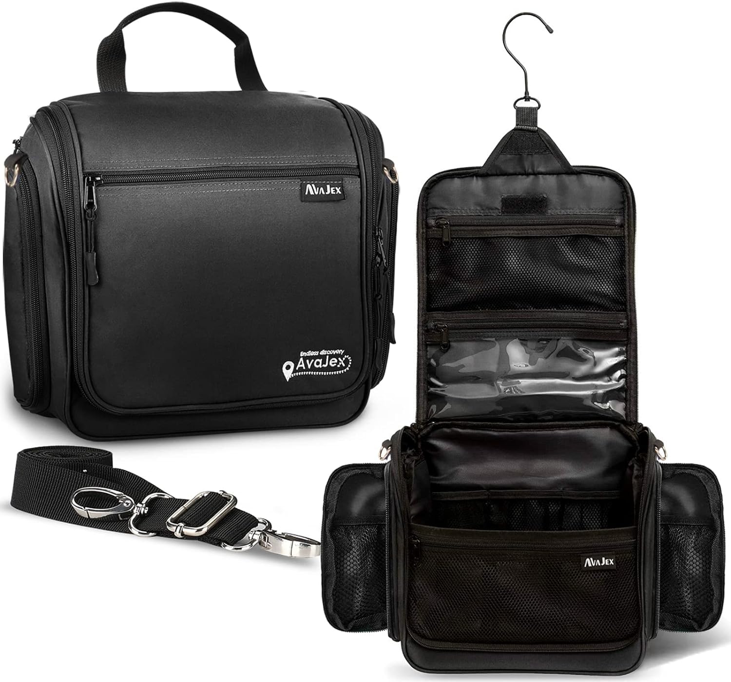 Extra Large Hanging Travel Toiletry Bag for Men and Women
