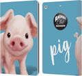 iPad 10.2 Leather Wallet Case for 2019/2020/2021 - Pig Faces