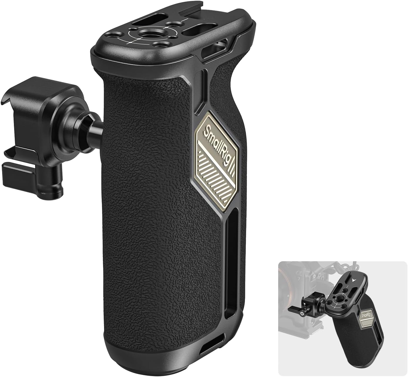 SmallRig Push-Button Rotating NATO Side Handle for Versatile Use