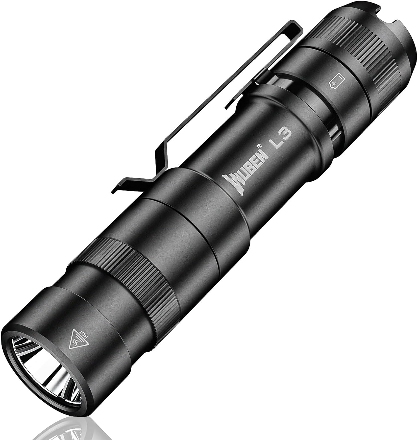WUBEN L3 Flashlight High Lumens 3000 Rechargeable Tactical Light