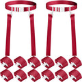 Peryiter Adjustable Flag Football Belt and Flag Set for All Ages
