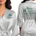 Mis Quince Anos Robes - Personalized Satin Quinceanera (Style 1T9F)