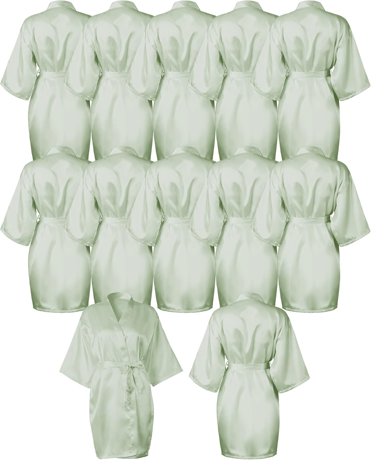 12 Pcs Kimono Robes for Women Lightweight Satin for Parties