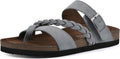 WHITE MOUNTAIN Hazy Braided Comfort-Molded Footbed Sandal (Style CS5K)