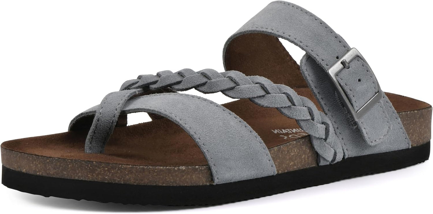 WHITE MOUNTAIN Women's Hazy Braided Comfort-Molded Sandal