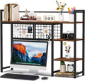 Snughome Desk Shelf 38.6 in Desktop Organizer - Monitor Stand & 4-Tier