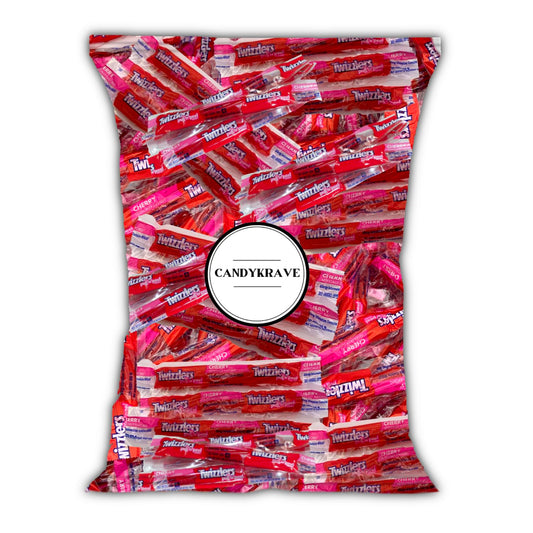 Twizlers Pull N Peel Cherry Flavor Candy - 3lb Bulk Treats