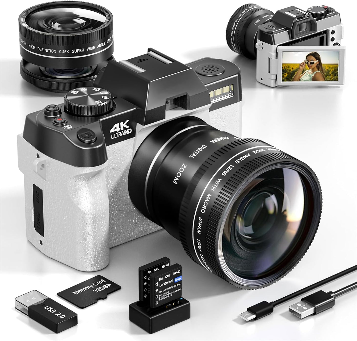 Digital Cameras for Photography with WiFi & App Control