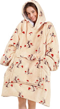 Oversized Blanket Hoodie Wearable Blanket for Adults - Cozy Warmth is