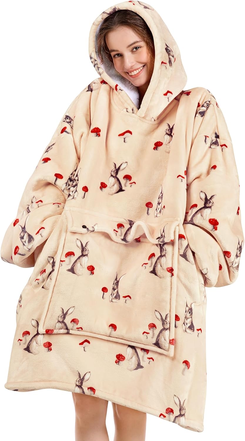 Cozy Oversized Blanket Hoodie for Adults - Perfect Gift Idea