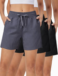 5ft Womens Athletic Shorts - Lightweight Quick Dry Running Shorts