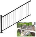 36 in. H x 6 ft. W Porch and Deck Railing Kit - Durable Outdoor Stair