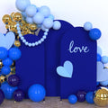 Babenest Royal Blue Wedding Arch Cover Set of 3 - Fitted Spandex