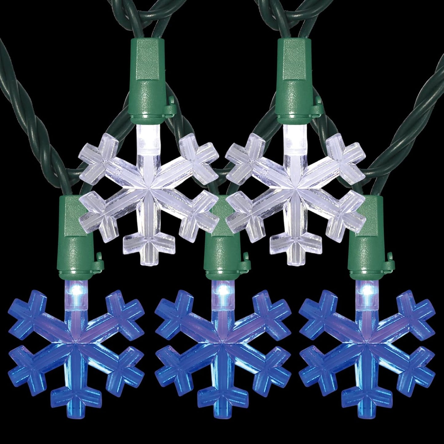 Twinkle Your Way Through the Holidays with LAMPHOME Snowflake String Lights!