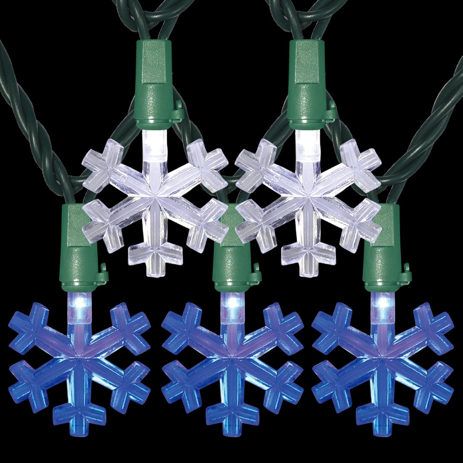 Twinkle Your Way Through the Holidays with LAMPHOME Snowflake String Lights!
