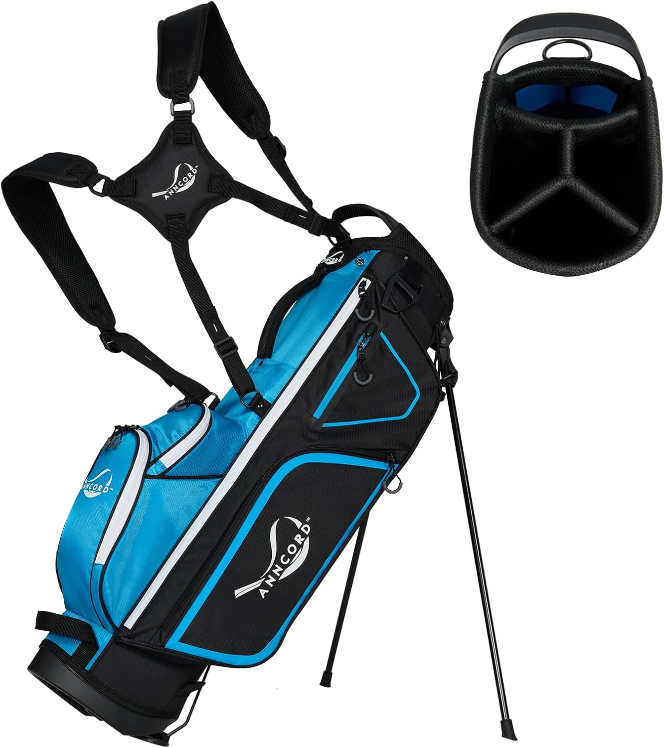 Ultra-Light Golf Stand Bag - Waterproof, 4-Way Dividers, 7 Pockets