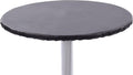 Heavy Duty Vinyl Round Fitted Tablecloth for Indoor and Outdoor Use