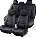 Leather Car Seat Covers Full Set for Ultimate Protection and Comfort