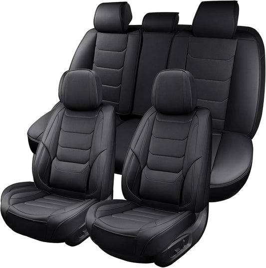 Leather Car Seat Covers Full Set for Ultimate Protection and Comfort