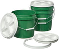 2 Gallon Food Grade Buckets with White Gamma Seal Lid - Airtight