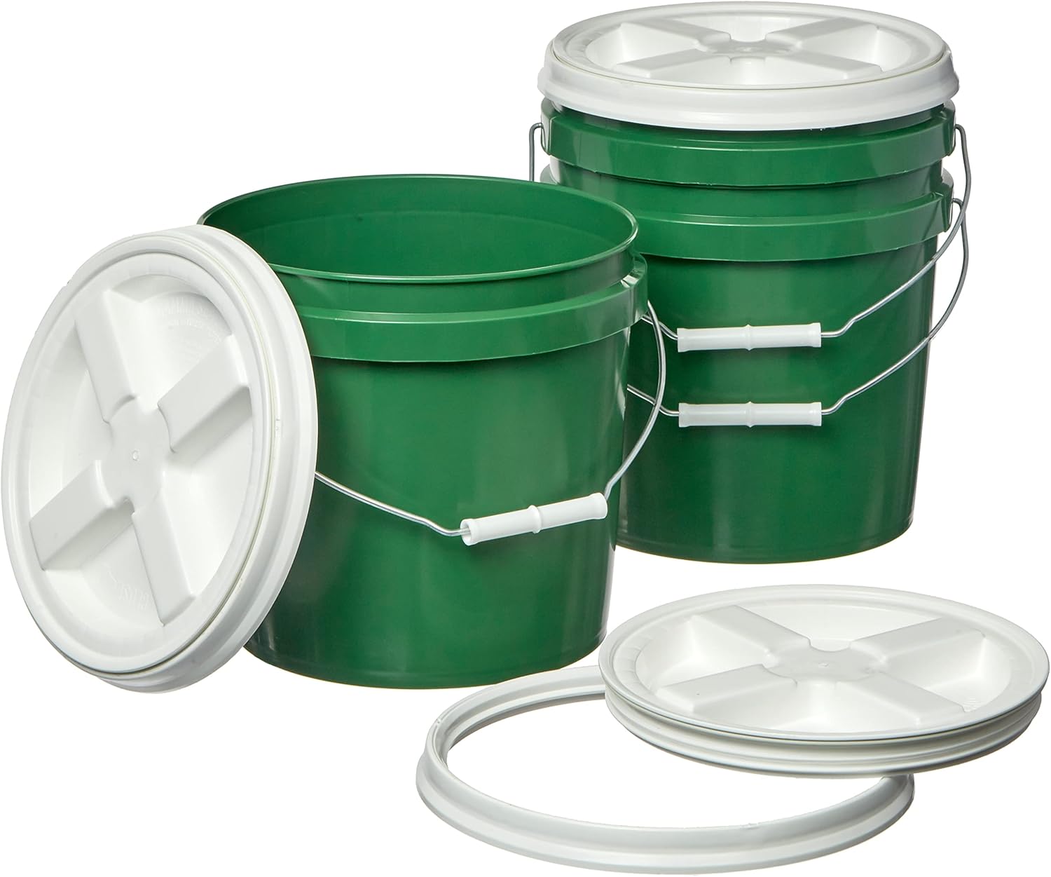 2 Gallon Food Grade Buckets with Gamma Seal Lid - BPA Free