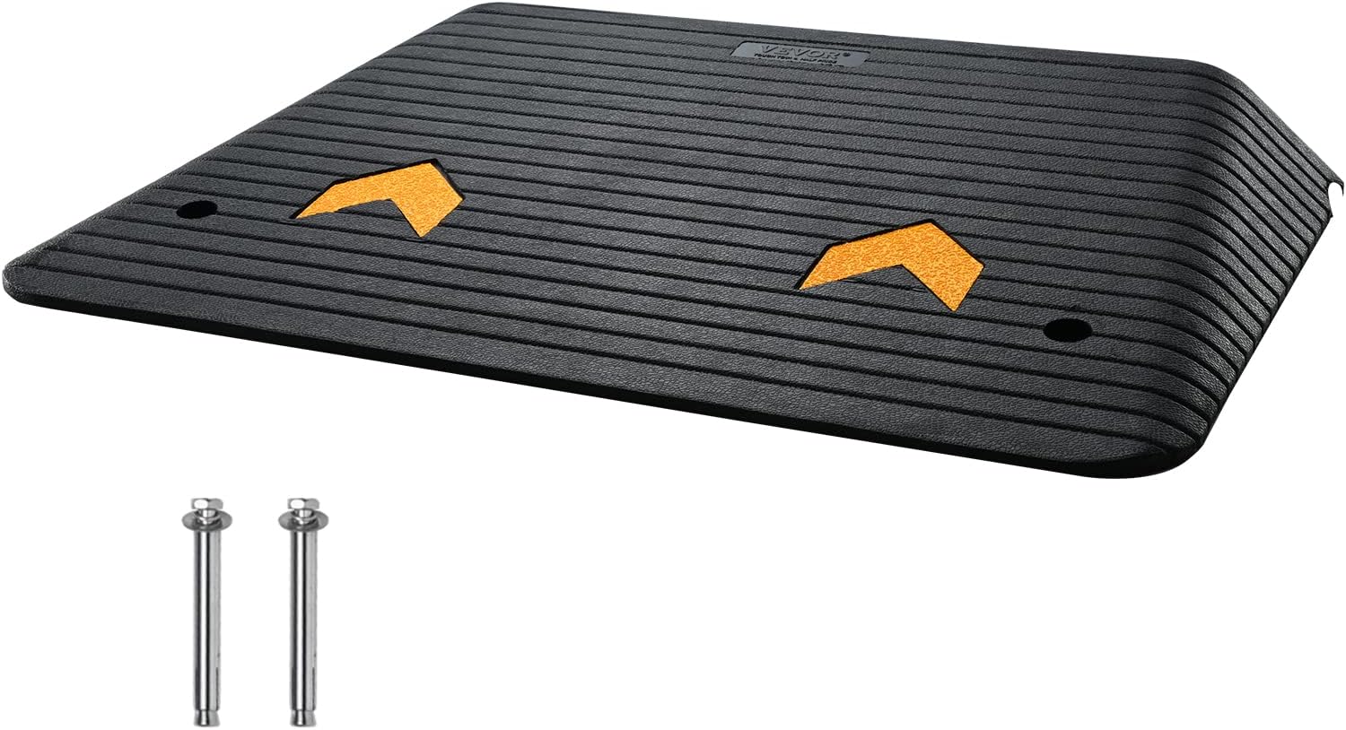 VEVOR 4in Rise Rubber Threshold Ramp for Safe Door Access
