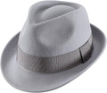 Home Prefer Men's Wool Felt Winter Fedora Hat - Warm, Classic Style