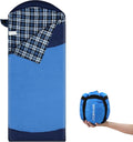 Backpacking Flannel Sleeping Bag for Adults - Lightweight 86in