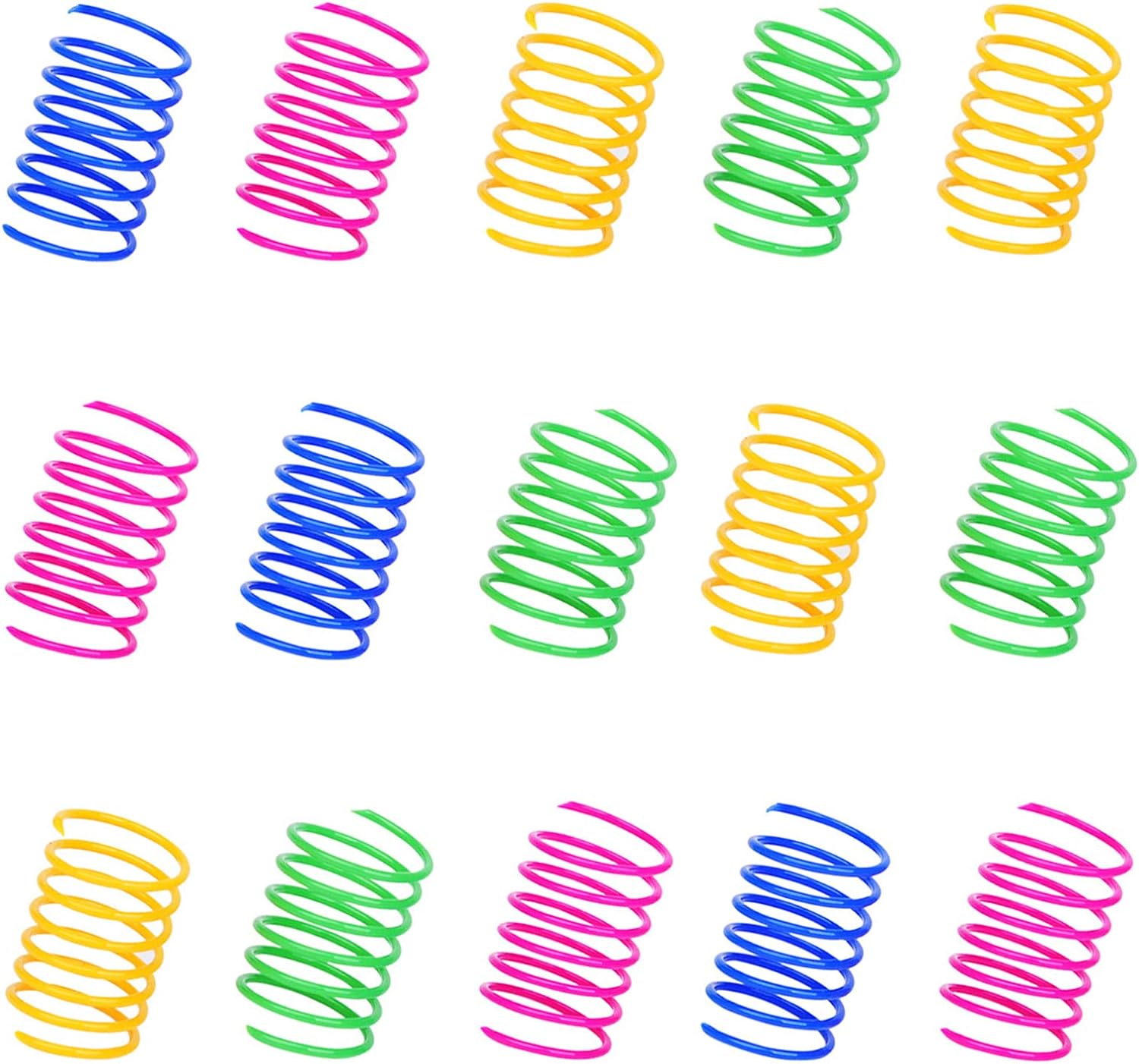 100 Pack Colorful Cat Toy Springs by ISMARTEN