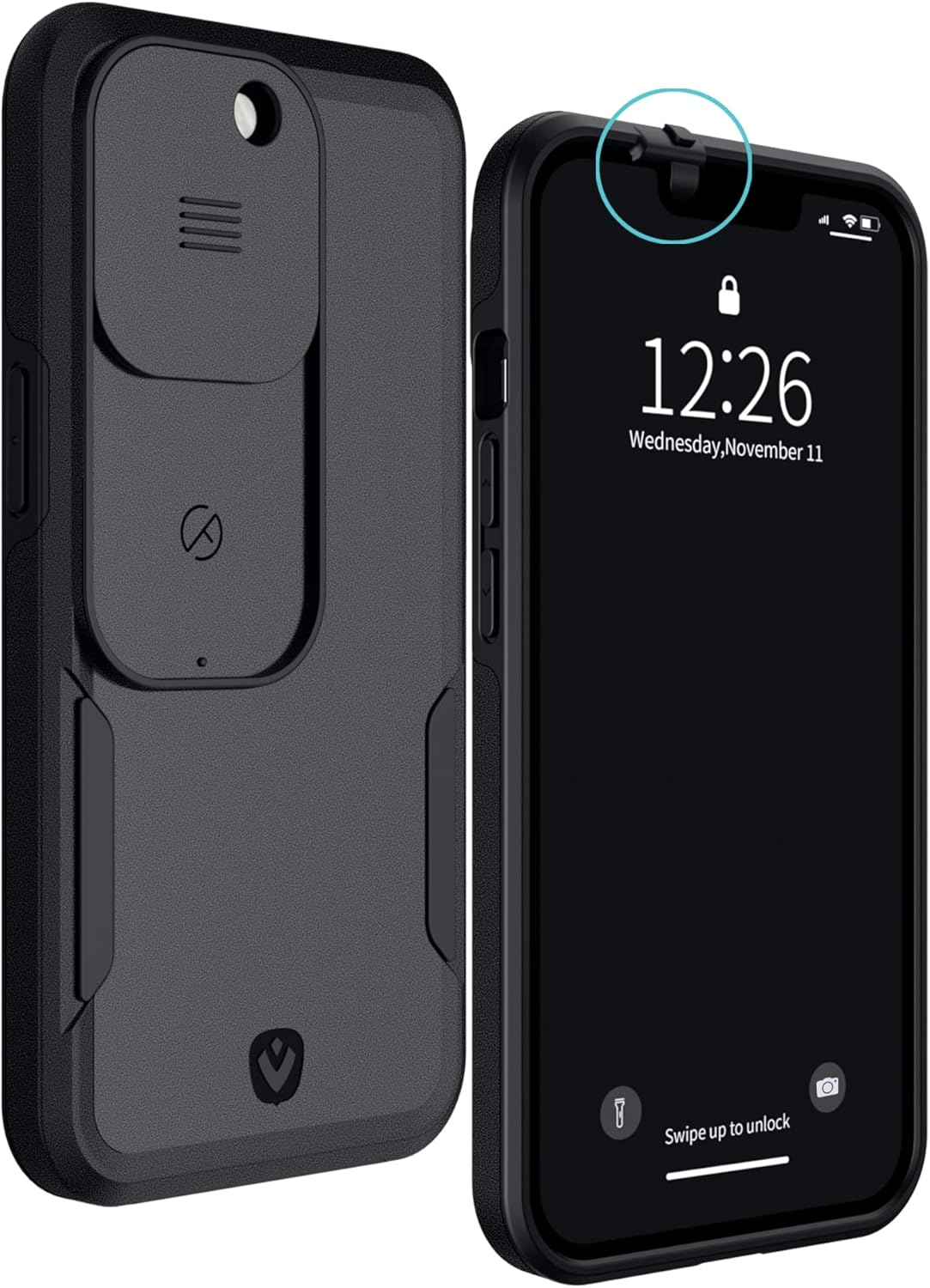 Spy-Fy iPhone 13 Pro Case with Camera Covers for Privacy