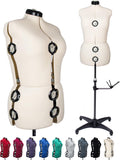 Beige Adjustable Dress Form 13 Dials - Large Sewing