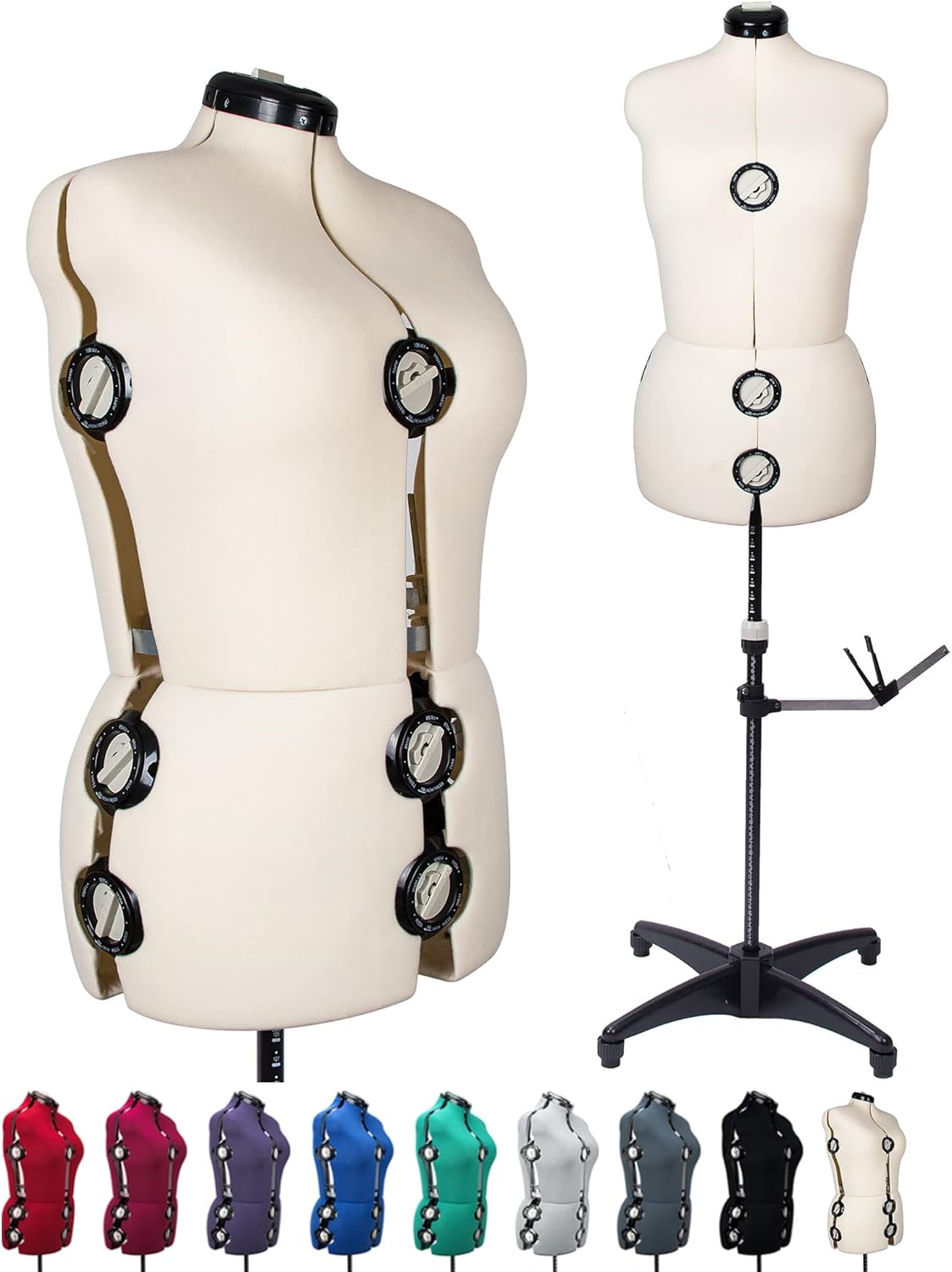 BHD BEAUTY Adjustable Mannequin Dress Form for Sewing Projects