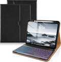 DTTO iPad 11th/10th Gen Keyboard Case Black - Backlit Detachable Folio