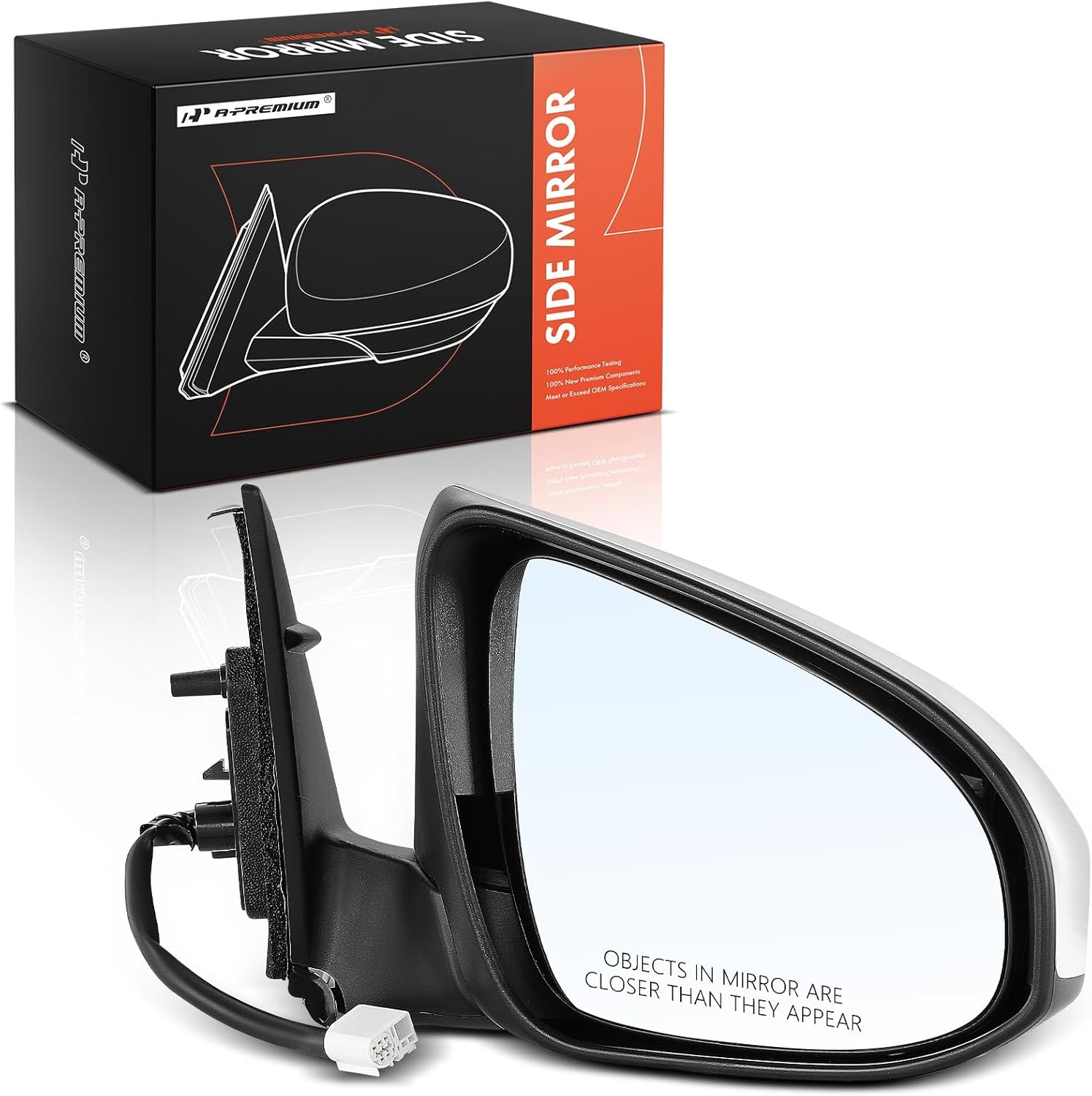 A-Premium Passenger Side Power Door Mirror for Toyota Camry