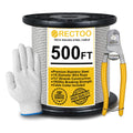 500FT 1/8ft T316 Stainless Steel Cable with Cutter - Durable Deck