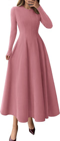 PRETTYGARDEN Cocktail Dresses for Women 2025 - Elegant Long Sleeve
