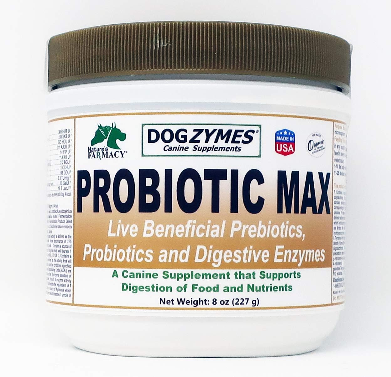 Dogzymes Probiotic Max - Essential Digestive Support for Dogs