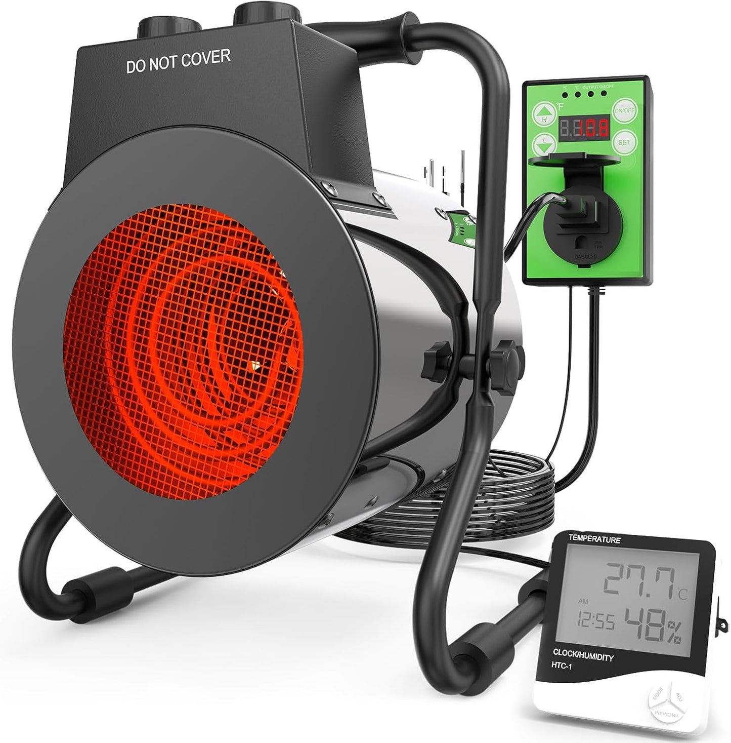1500W Buyplus Greenhouse Heater: 3S Fast Heating