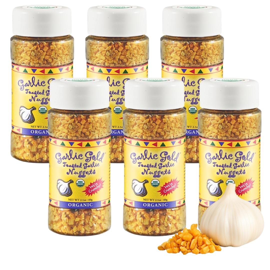 Garlic Gold Toasted Nuggets - Crunchy Roasted Garlic Seasoning