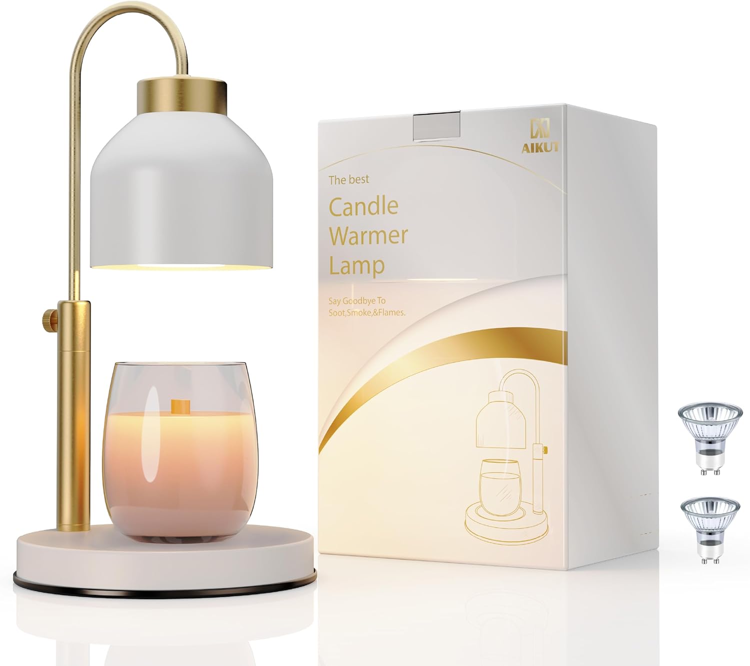 Candle Warmer Lamp with Timer & Dimmer for Large Candles