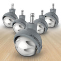Office Chair Caster Wheels Newly Revolutionary Swivel Vertical Axle