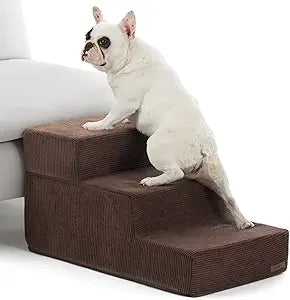 Lesure Dog Stairs for Small Dogs - Easy Access Pet Steps